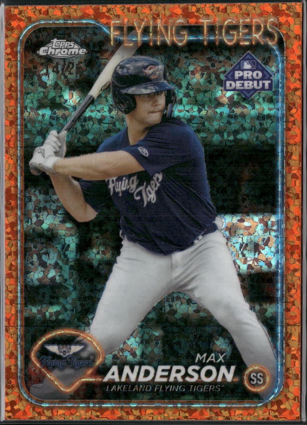 Max Anderson [Orange Lava Refractor] #PDC-173