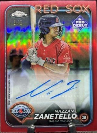 Nazzan Zanetello [Red Refractor Autograph] #PDC-174