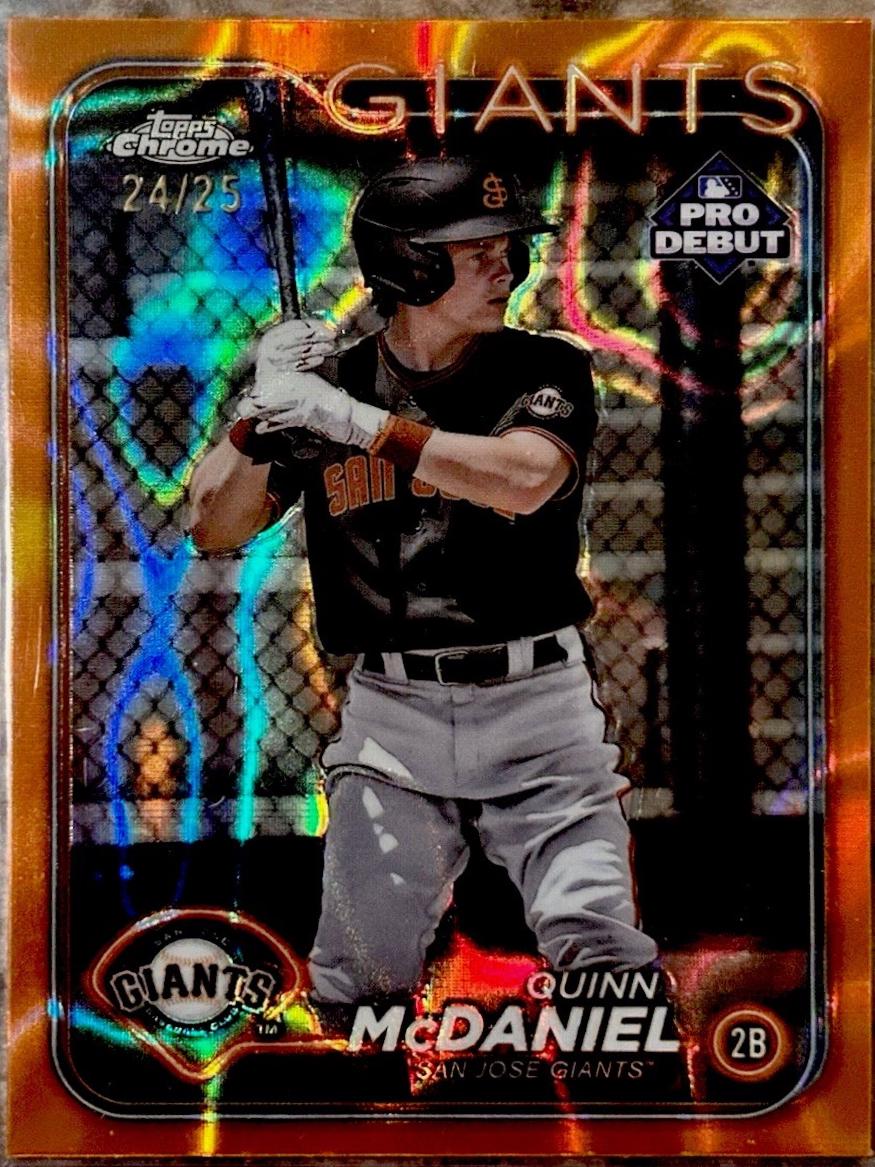 Quinn McDaniel [Orange Lava Refractor] #PDC-136
