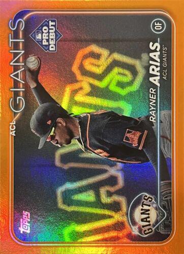 Rayner Arias [Orange Lava Refractor Autograph] #PDC-78