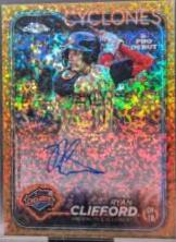 Ryan Clifford [Gold Mini-Diamond Refractor Autograph] #PDC-91