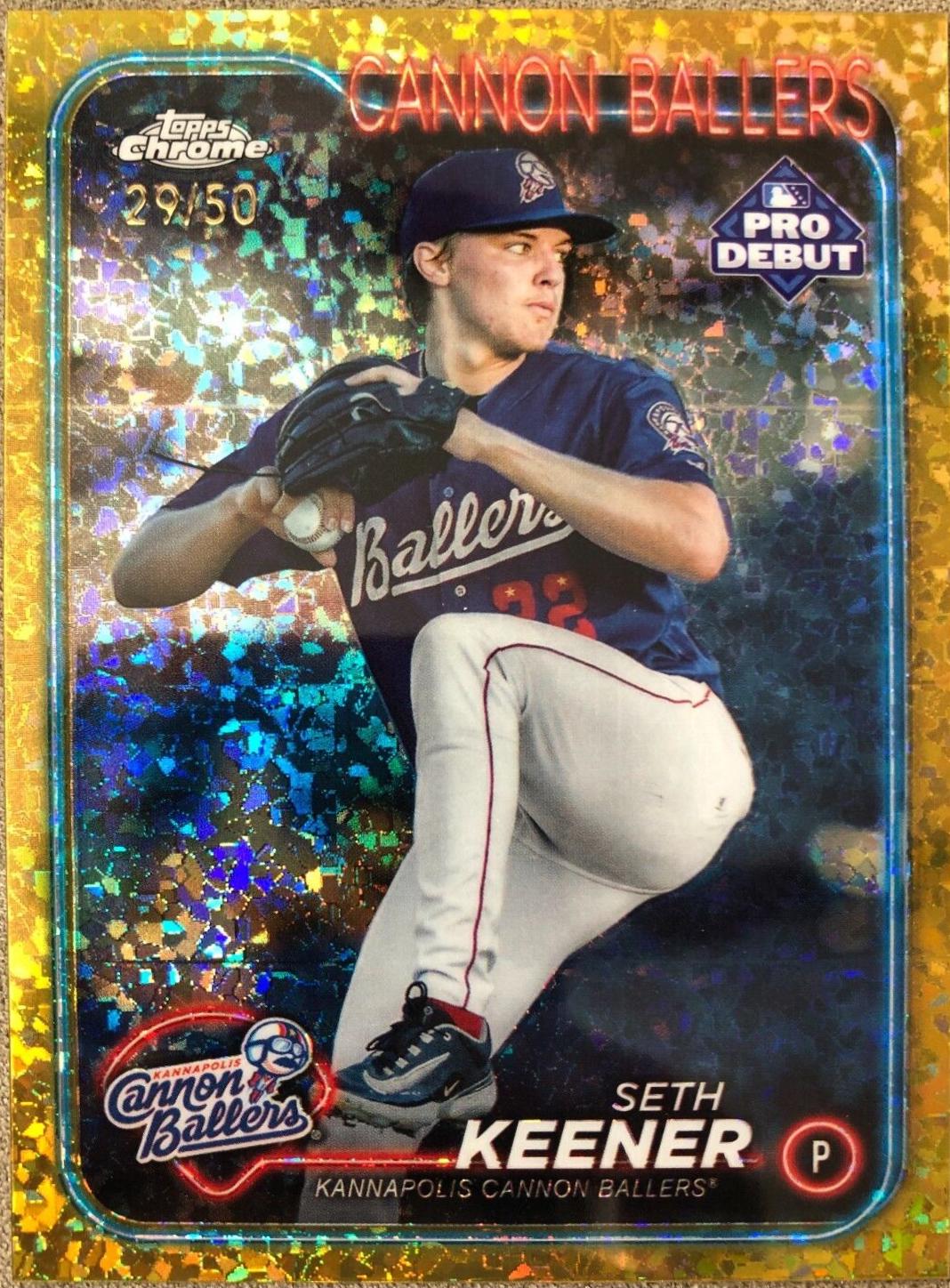 Seth Keener [Gold Mini-Diamond Refractor] #PDC-64