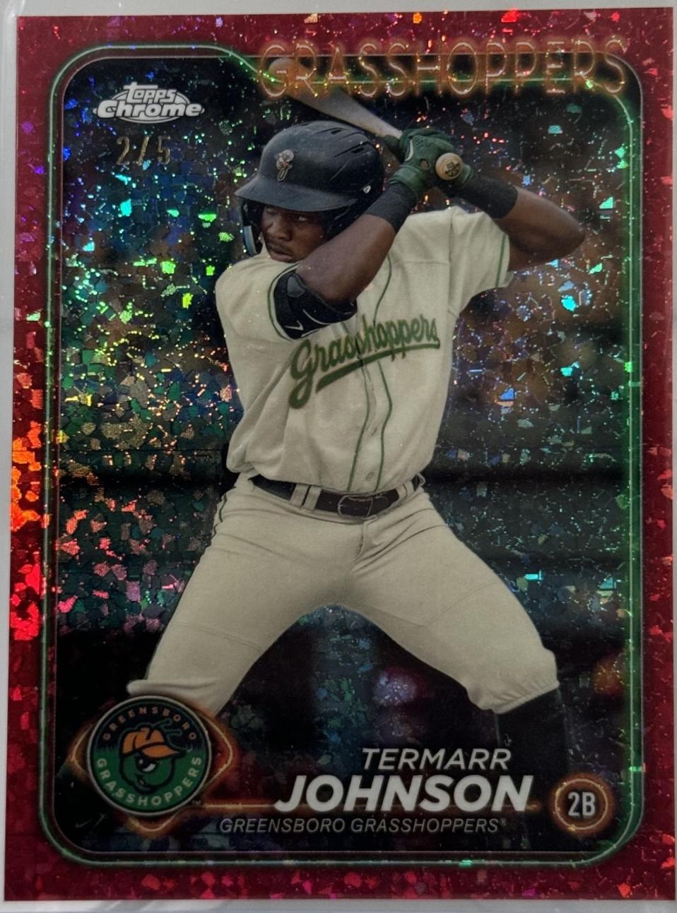 Termarr Johnson [Red Mini-Diamond Refractor] #PDC-175