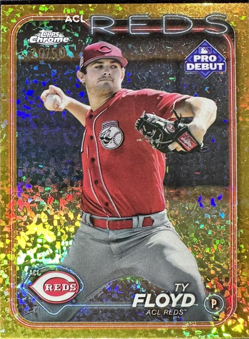 Ty Floyd [Gold Mini-Diamond Refractor] #PDC-134
