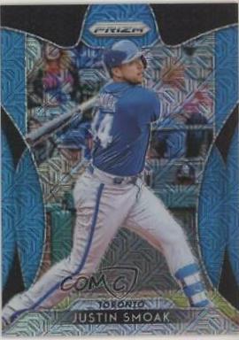 Justin Smoak [Blue Mojo Prizm] #11