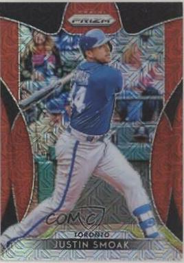 Justin Smoak [Red Mojo Prizm] #11