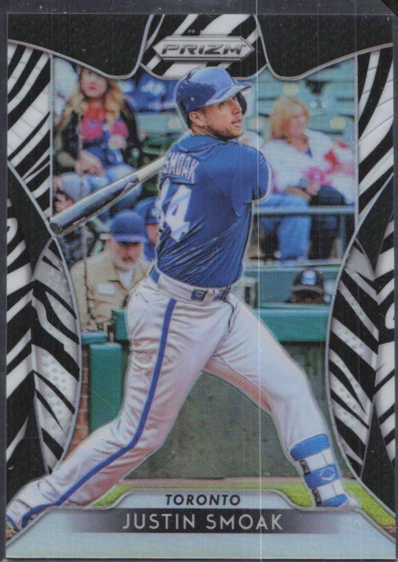 Justin Smoak [Zebra Stripes Prizm] #11