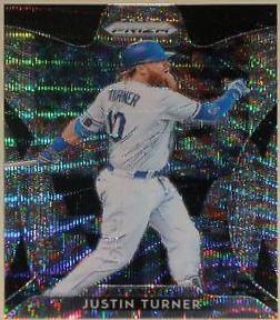 Justin Turner [Blue Wave Prizm] #16