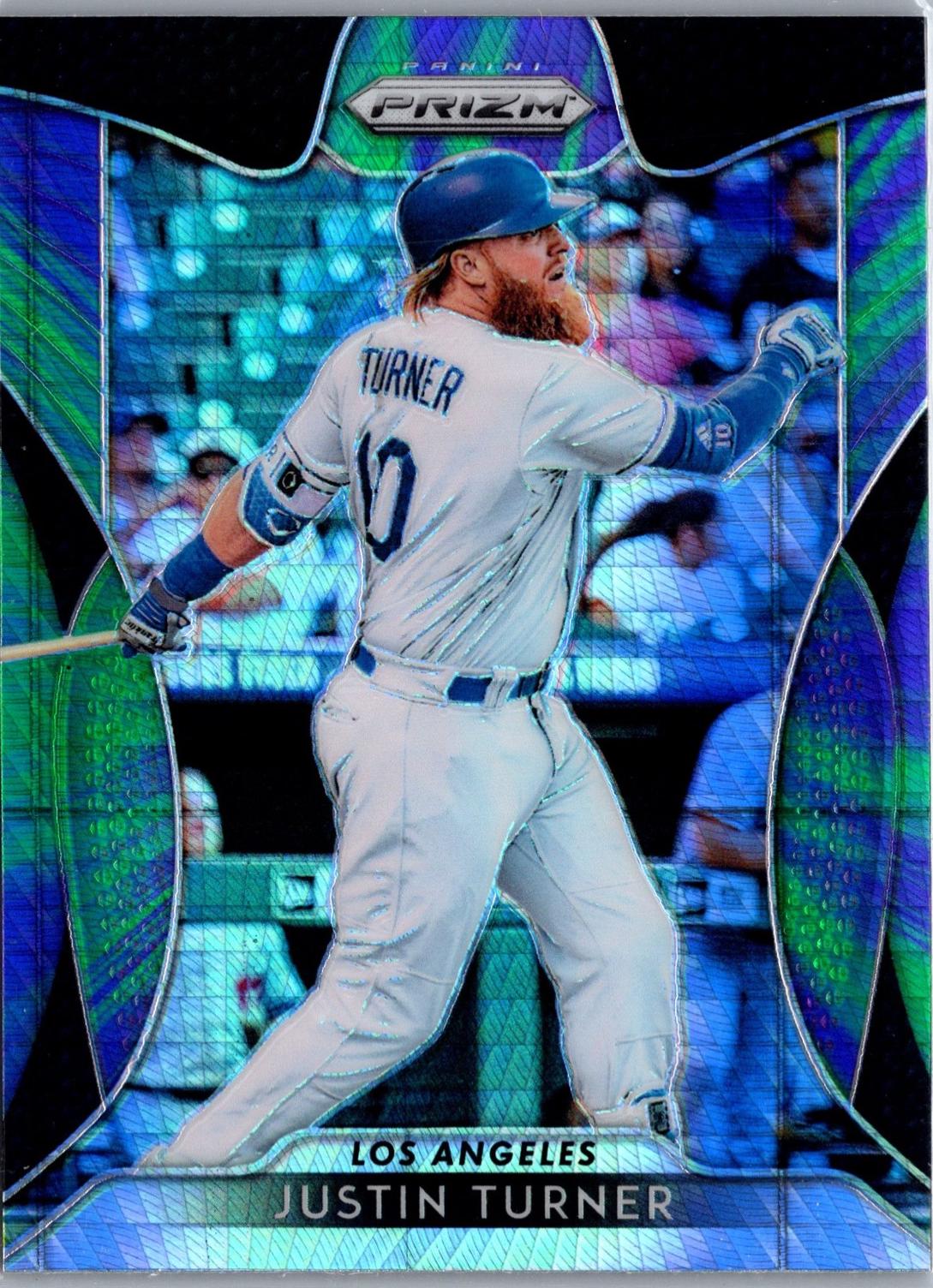 Justin Turner [Purple & Green Hyper Prizm] #16