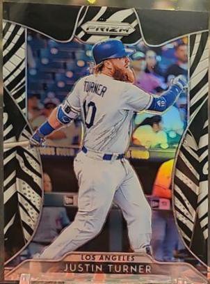Justin Turner [Zebra Stripes Prizm] #16