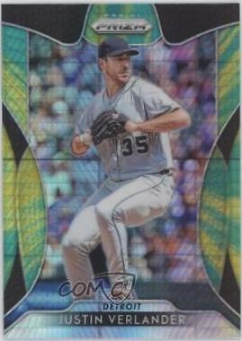Justin Verlander [Green & Yellow Hyper Prizm] #244