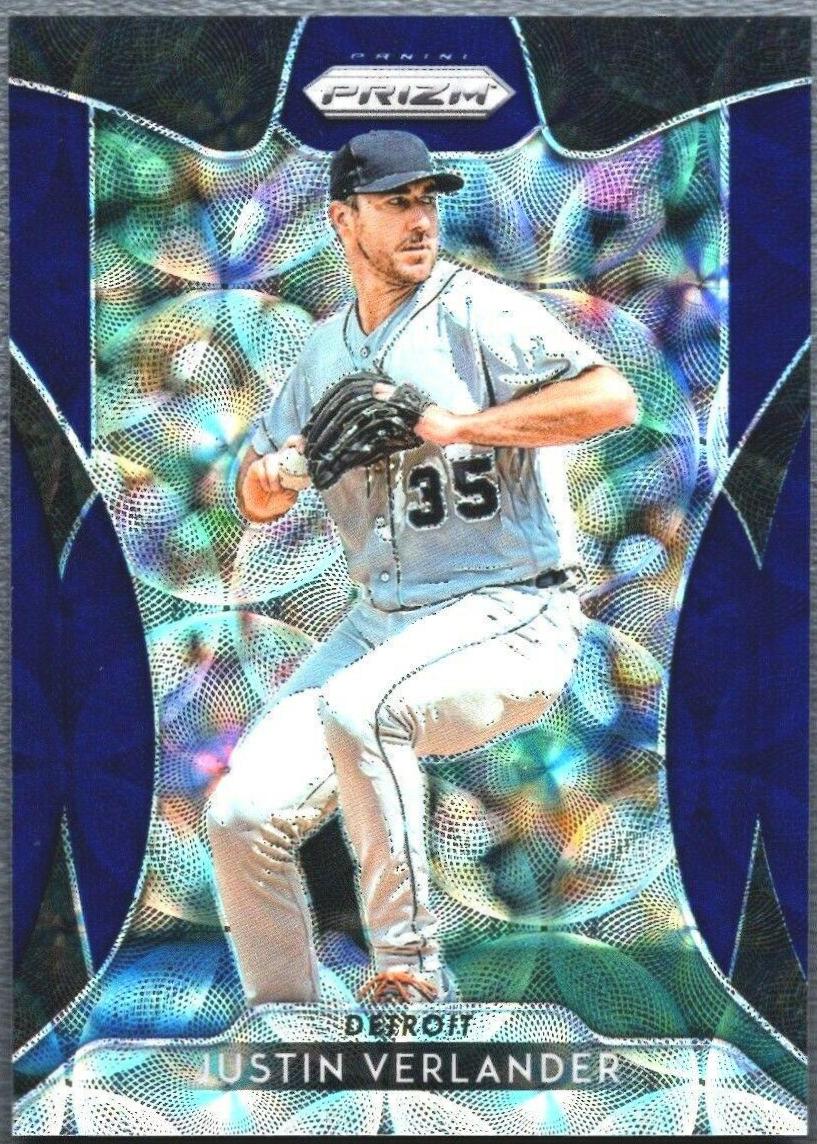 Justin Verlander [Navy Blue Kaleidoscope Prizm] #244