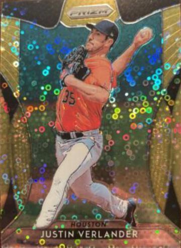 Justin Verlander [Neon Orange Donut Circles Prizm] #164