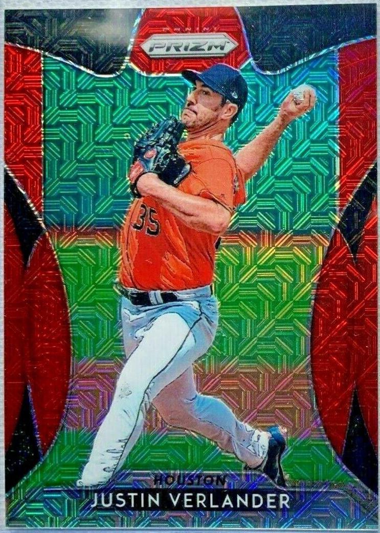 Justin Verlander [Red Mojo Prizm] #164