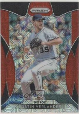 Justin Verlander [Red Mojo Prizm] #244