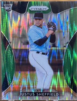 Justus Sheffield [Forest Green Flash Prizm] #7