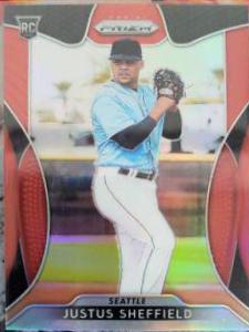 Justus Sheffield [Red Prizm] #7