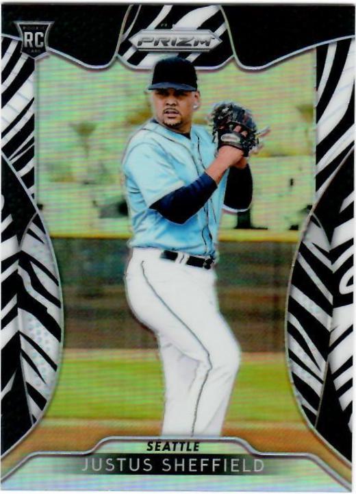 Justus Sheffield [Zebra Stripes Prizm] #7