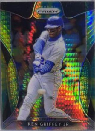Ken Griffey Jr. [Green & Yellow Hyper Prizm] #300