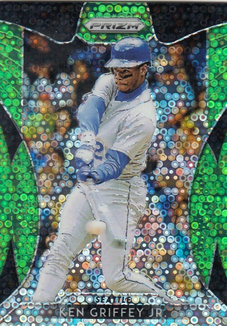 Ken Griffey Jr. [Lime Green Donut Circles Prizm] #300