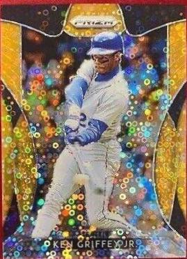 Ken Griffey Jr. [Neon Orange Donut Circles Prizm] #300