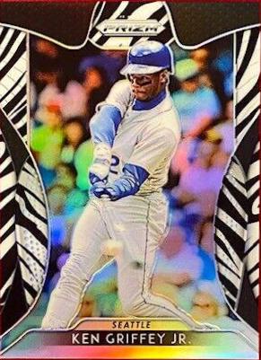 Ken Griffey Jr. [Zebra Stripes Prizm] #300