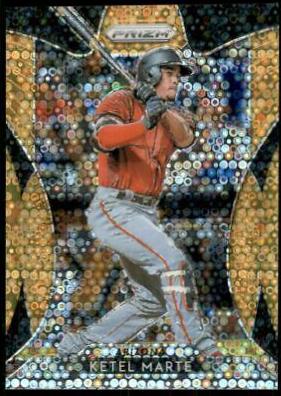 Ketel Marte [Neon Orange Donut Circles Prizm] #207