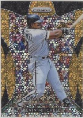 Kevin Mitchell [Neon Orange Donut Circles Prizm] #269