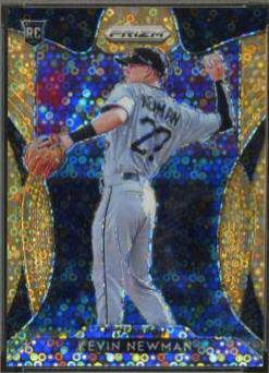 Kevin Newman [Neon Orange Donut Circles Prizm] #23