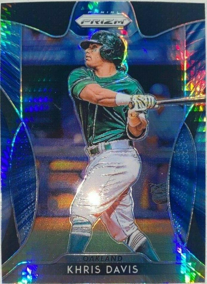 Khris Davis [Blue Prizm] #102