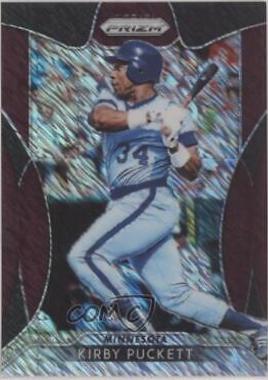Kirby Puckett [Burgundy Shimmer Prizm] #251