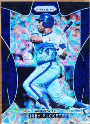 Kirby Puckett [Navy Blue Kaleidoscope Prizm] #251