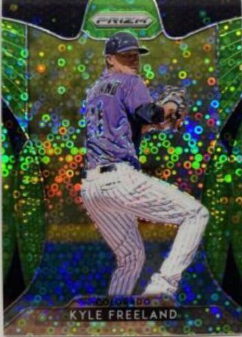 Kyle Freeland [Lime Green Donut Circles Prizm] #165