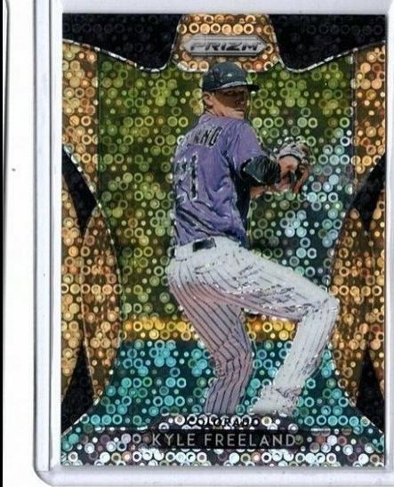 Kyle Freeland [Neon Orange Donut Circles Prizm] #165