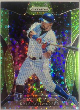 Kyle Schwarber [Lime Green Donut Circles Prizm] #14