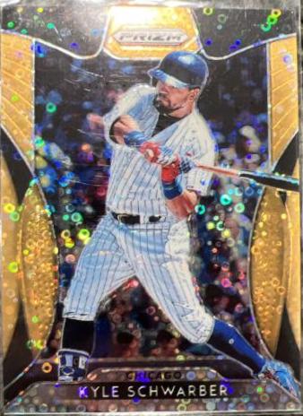 Kyle Schwarber [Neon Orange Donut Circles Prizm] #14