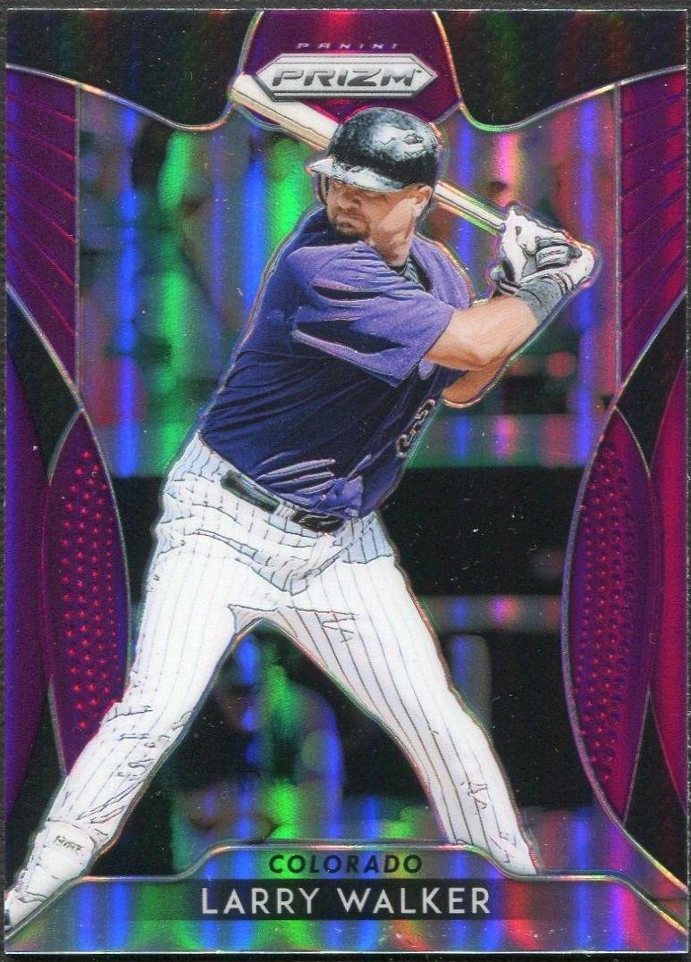 Larry Walker [Purple Prizm] #296