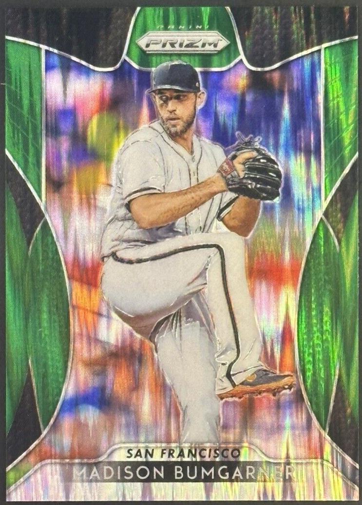 Madison Bumgarner [Forest Green Flash Prizm] #120