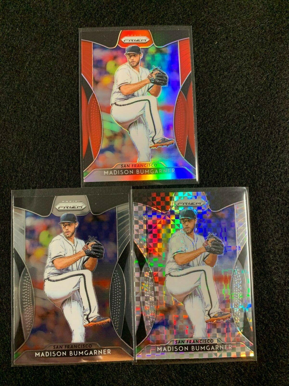 Madison Bumgarner [Power Plaid Prizm] #120