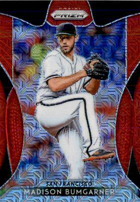 Madison Bumgarner [Red Mojo Prizm] #120