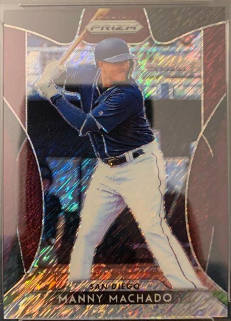 Manny Machado [Burgundy Shimmer Prizm] #13