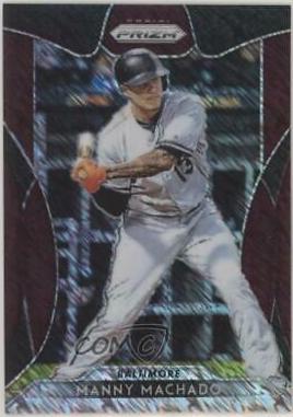 Manny Machado [Burgundy Shimmer Prizm] #277