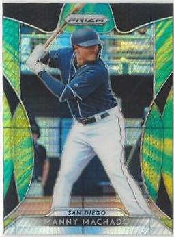 Manny Machado [Green & Yellow Hyper Prizm] #13