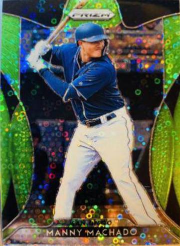 Manny Machado [Lime Green Donut Circles Prizm] #13