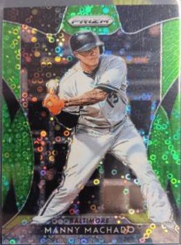 Manny Machado [Lime Green Donut Circles Prizm] #277
