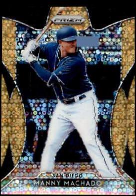 Manny Machado [Neon Orange Donut Circles Prizm] #13