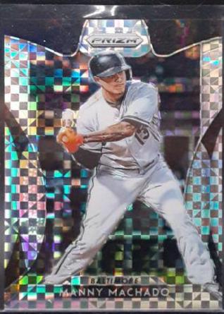 Manny Machado [Power Plaid Prizm] #277