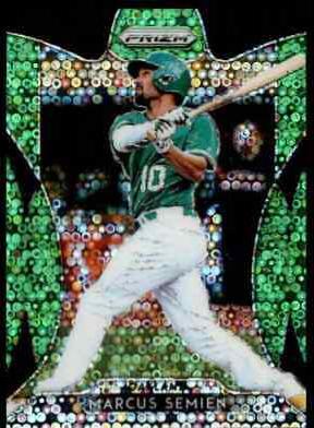 Marcus Semien [Lime Green Donut Circles Prizm] #217