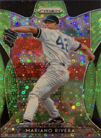 Mariano Rivera [Lime Green Donut Circles Prizm] #256