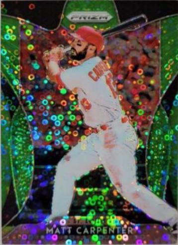 Matt Carpenter [Lime Green Donut Circles Prizm] #174